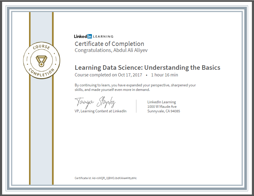 Data Science Understanding Basics
